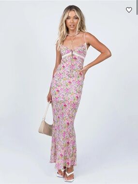 abeila strapless maxi dress pink multi Princess Polly | Dresses | Princess Polly Abeila Strapless Maxi Dress Pink  Multi